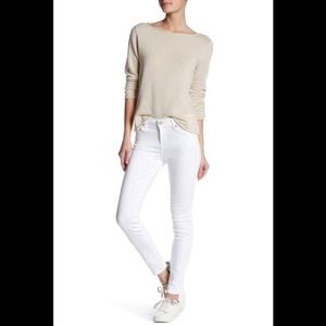 7 for All Mankind White Gwenevere Jeans